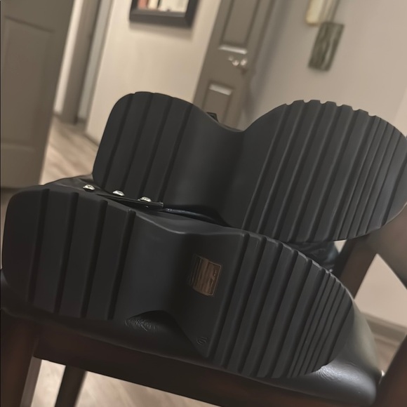 CAPE ROBBIN denim fold-over platform boots with rhinestone and Western-style❣️ - Picture 8 of 16